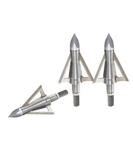 excalibur archery boltcutter b.a.t. 150 grain stainless steel 1 1/16" cutting diameter hunting crossbow broadheads - 1 pack