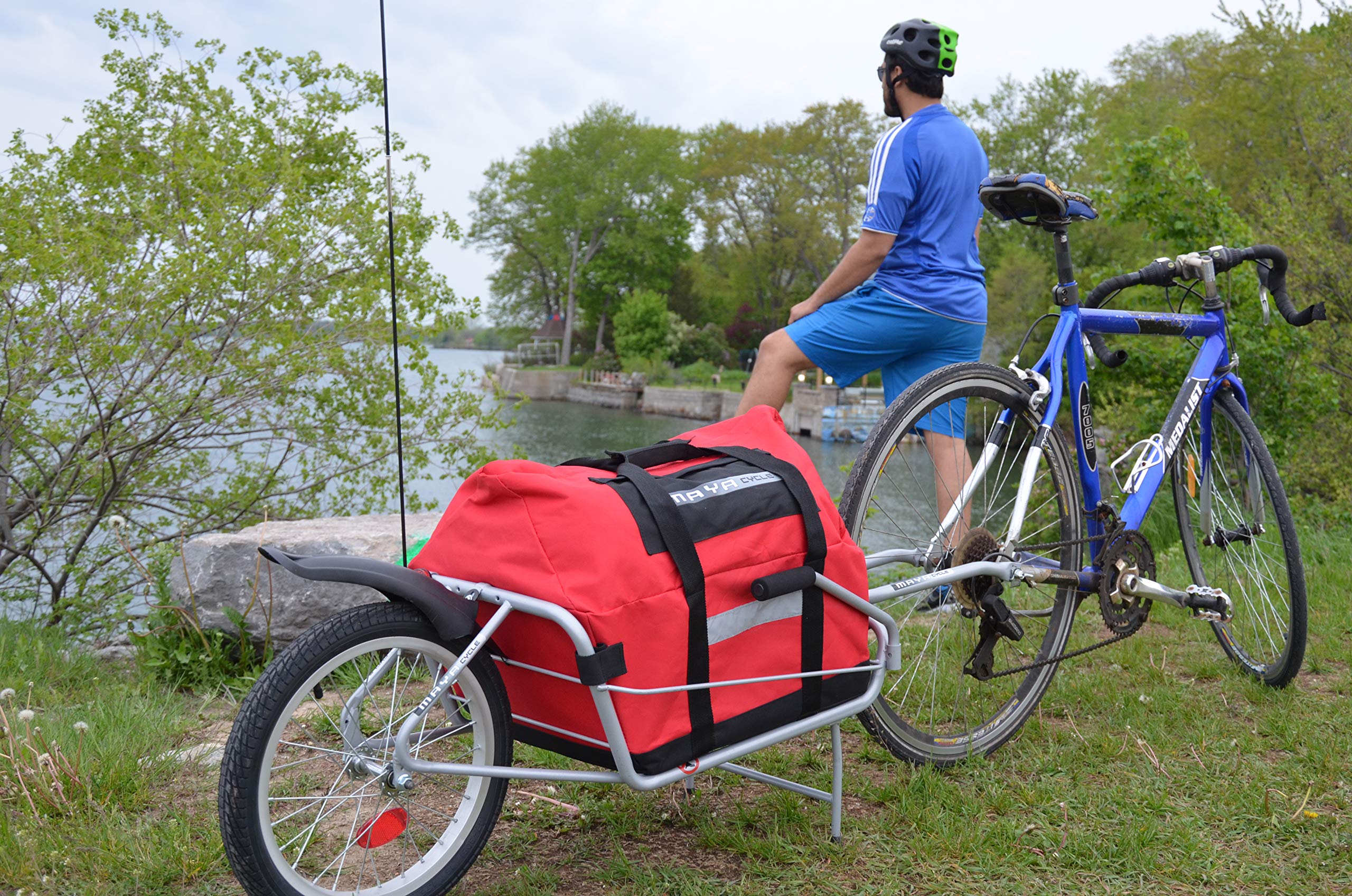 One wheel Maya Cycle Bicycle cargo Trailer