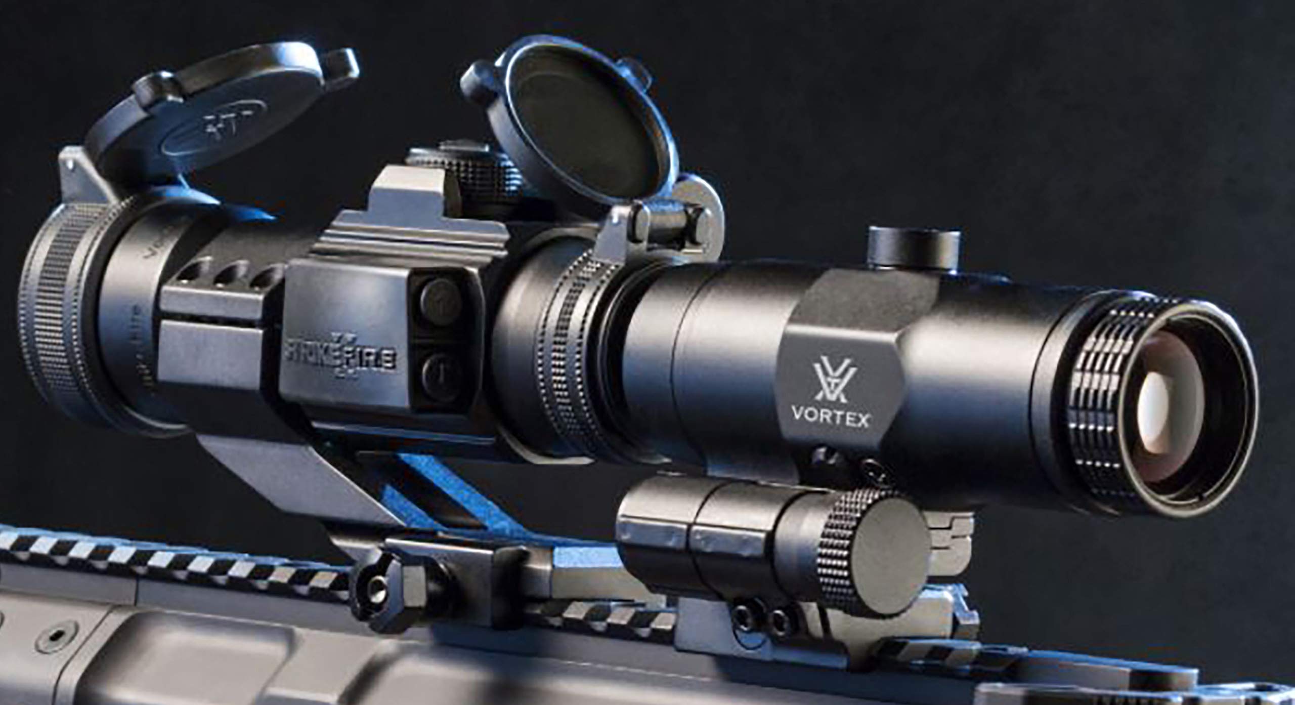 Vortex Optics VMX-3T 3X Red Dot Sight Magnifier with Built-In Flip Mount