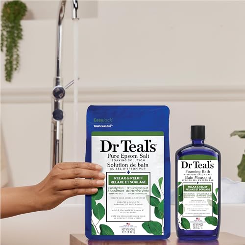 Dr Teal's Ultra Moisturizing Body Wash Relax and Relief with Eucalyptus Spearmint, 24 Fluid Ounce