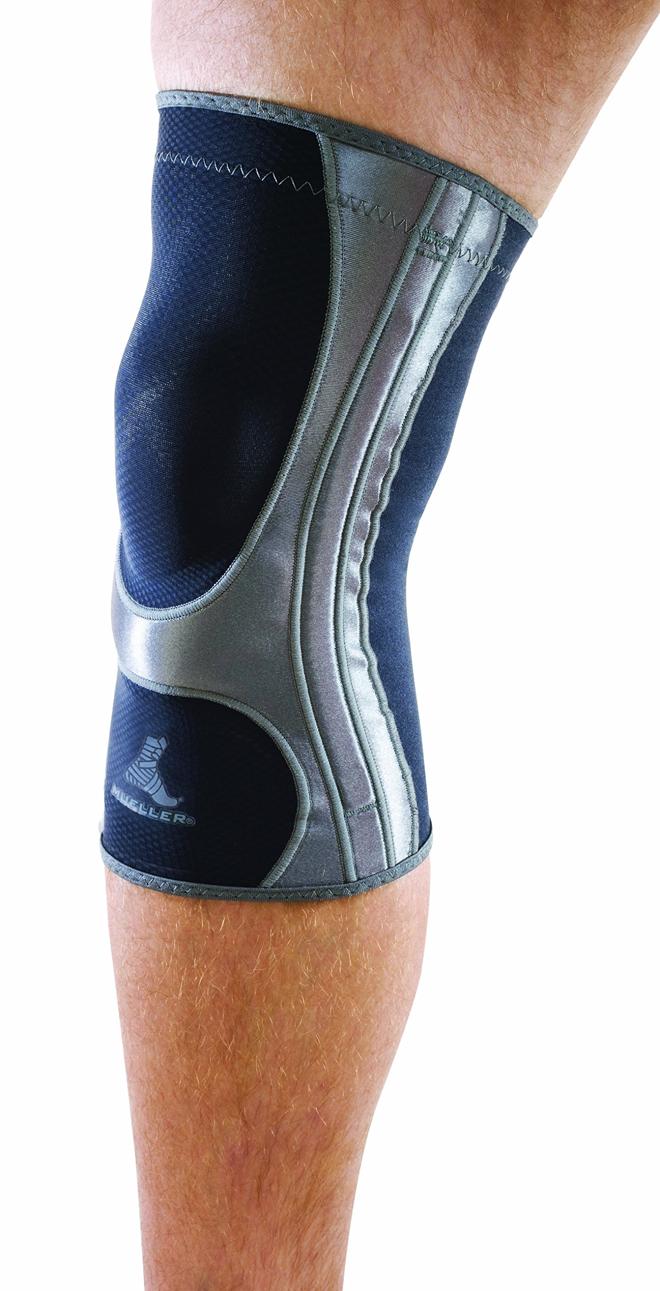 MUELLER Sports Medicine Hg80 Knee Support Sleeve, for Men and Women, Black, Large