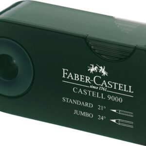 Faber-Castell F582800 DOUBLE HOLE SHARPENER GREEN