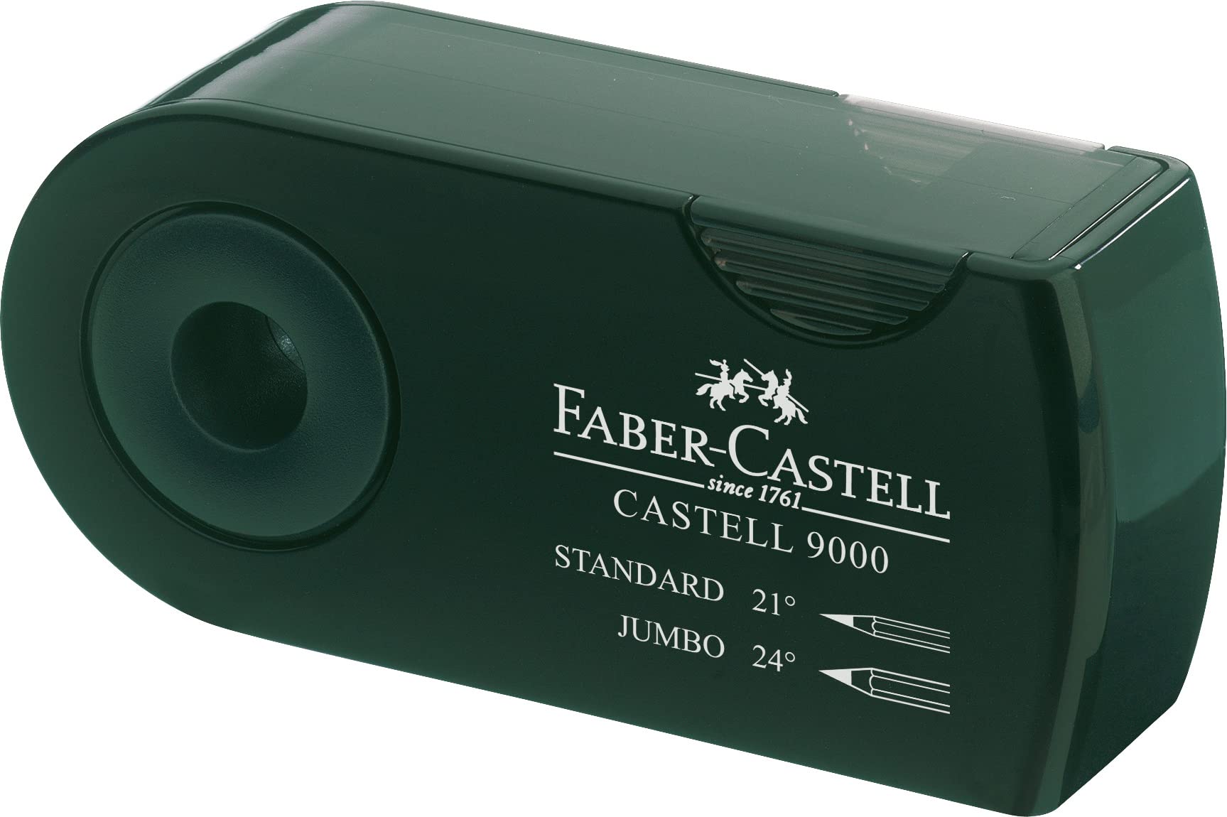 Faber-Castell F582800 DOUBLE HOLE SHARPENER GREEN