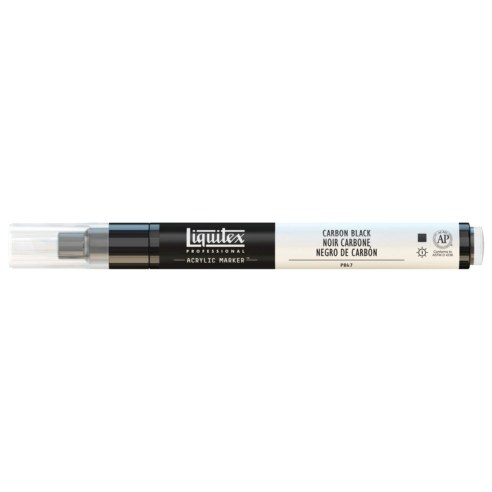 Liquitex Professional Fine Paint Marker, 8mm, Carbon Black