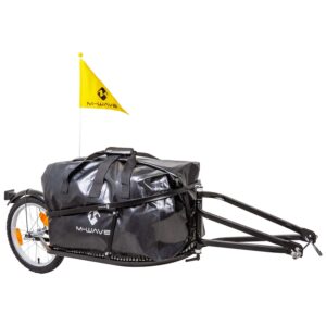 m-wave single track 40 bicycle luggage trailer