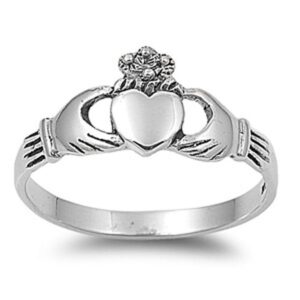 925 Sterling Silver Benediction of the Claddagh Ring Size 7