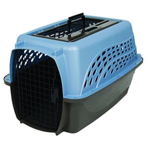 Petmate Medium 2-Door Top Load Pet Kennel Blue