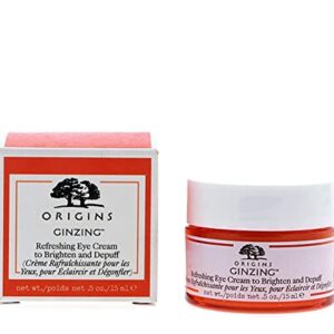 GinZing Refreshing Eye Cream to Brighten and Depuff by Origins for Unisex - 0.5 oz Eye Cream