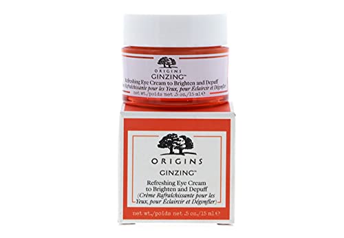 GinZing Refreshing Eye Cream to Brighten and Depuff by Origins for Unisex - 0.5 oz Eye Cream