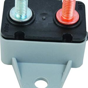 attwood 7623-7 Compact 50-Amp Marine Boat 12V/24V Circuit Breaker, metal