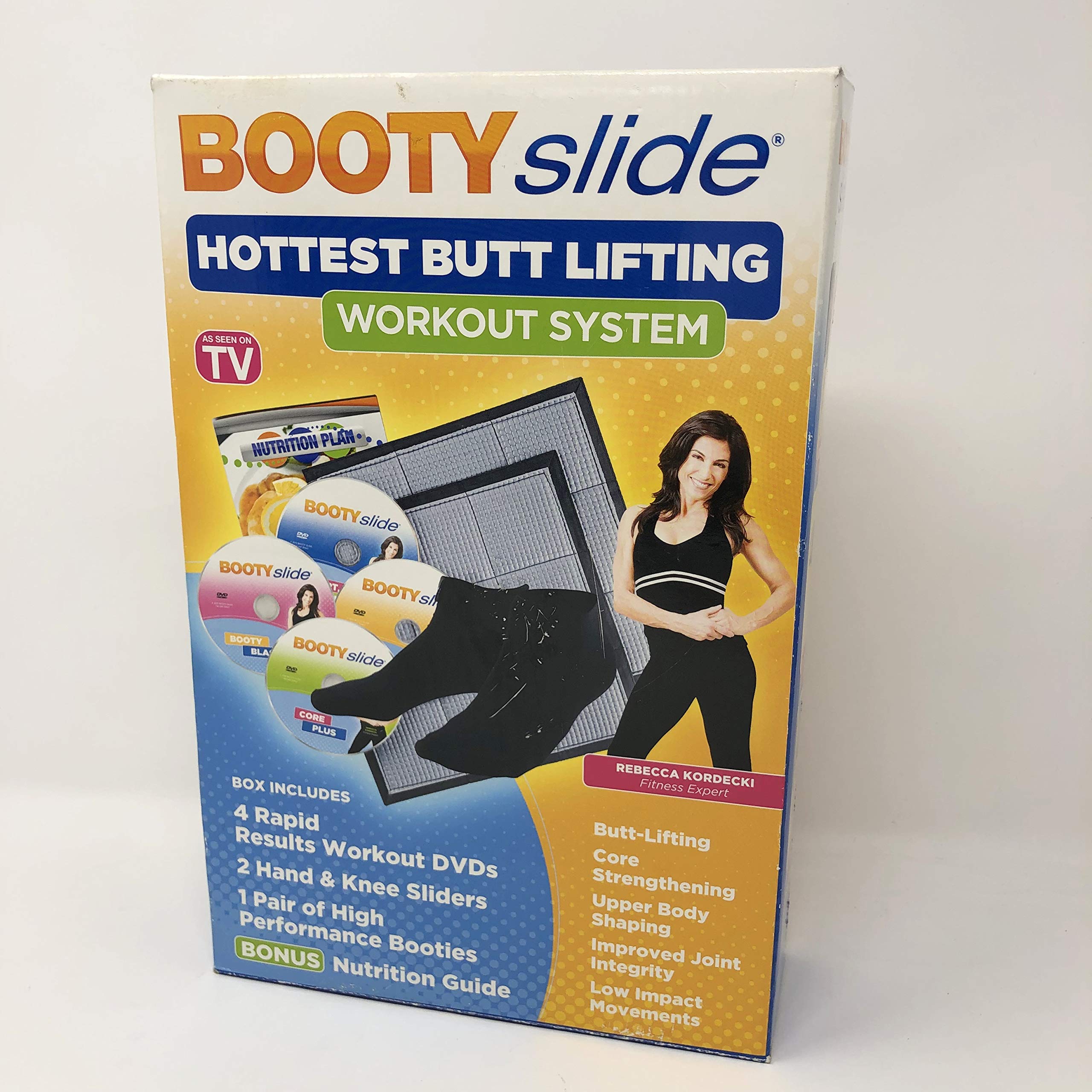 BOOTY Slide Hottest Butt Lifting Workout System By Rebecca Kordecki