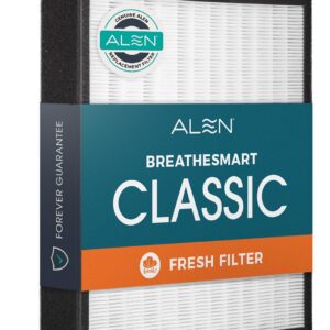 Alen Air Filter BF35-Fresh Replacement HEPA Filter for BreatheSmart Classic Air Purifier - Captures Allergens, Dust, & Mold + Odors & Smoke (1 Filter)