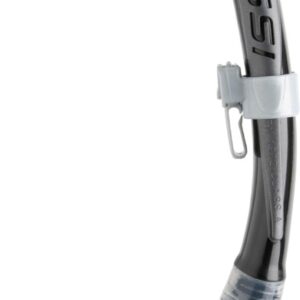 Cressi Alpha Ultra Dry snorkel (black/Silver) (ES258055)