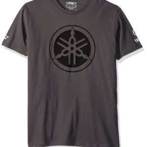 Factory Effex 16-88294 'YAMAHA' Tuning Fork T-Shirt (Charcoal, X-Large)