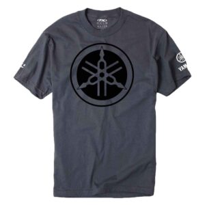 Factory Effex 16-88294 'YAMAHA' Tuning Fork T-Shirt (Charcoal, X-Large)