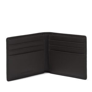 Leatherology Black Onyx Thin Bifold Wallet - Slim silhouette, Ample storage, Hidden interior pocket