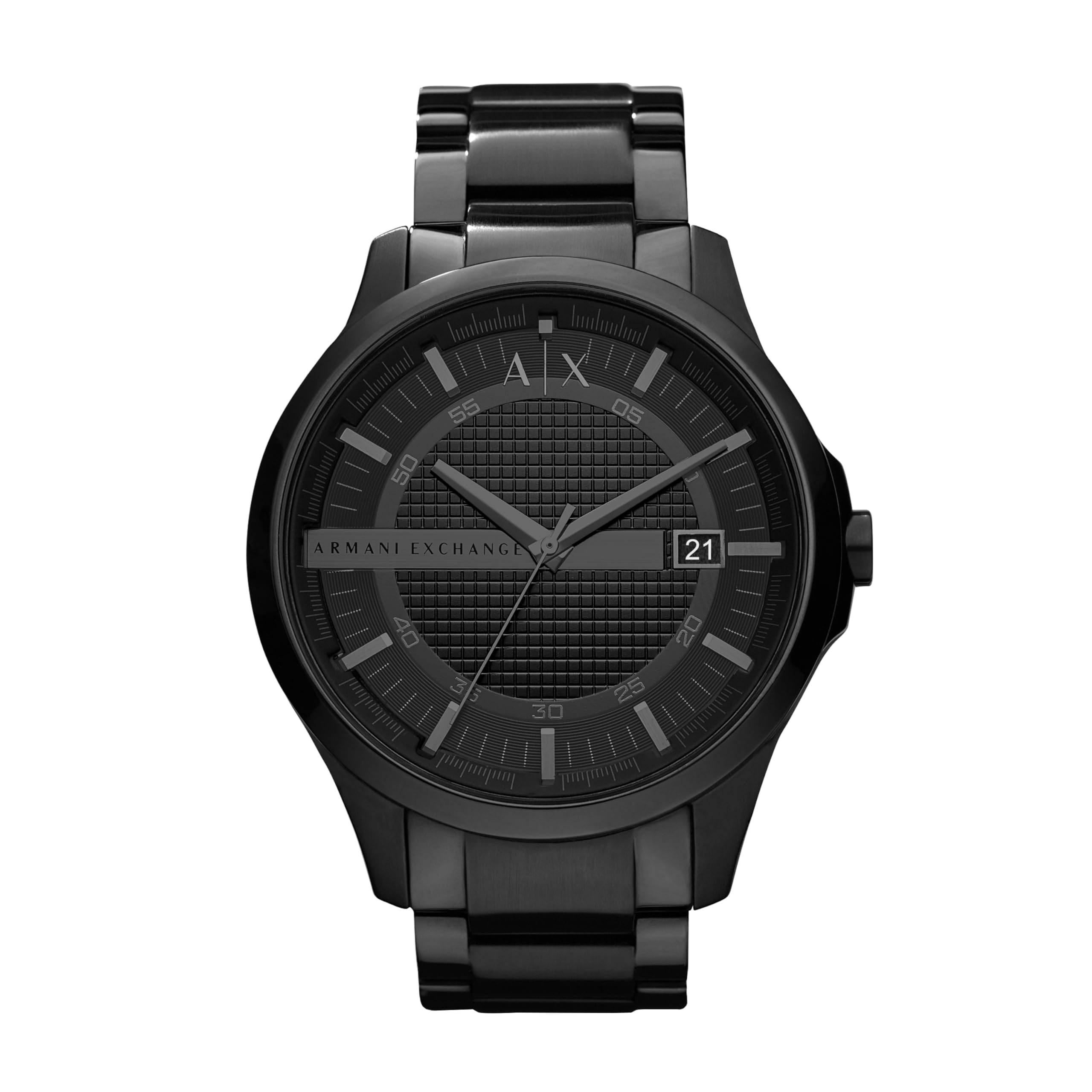 A｜X ARMANI EXCHANGE Men's Black Stainless Steel Watch (Model: AX2104)