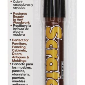 Miller SF1203 Wood Stain Scratch Fix Pen / Wood Repair Marker - Black Brown Wood