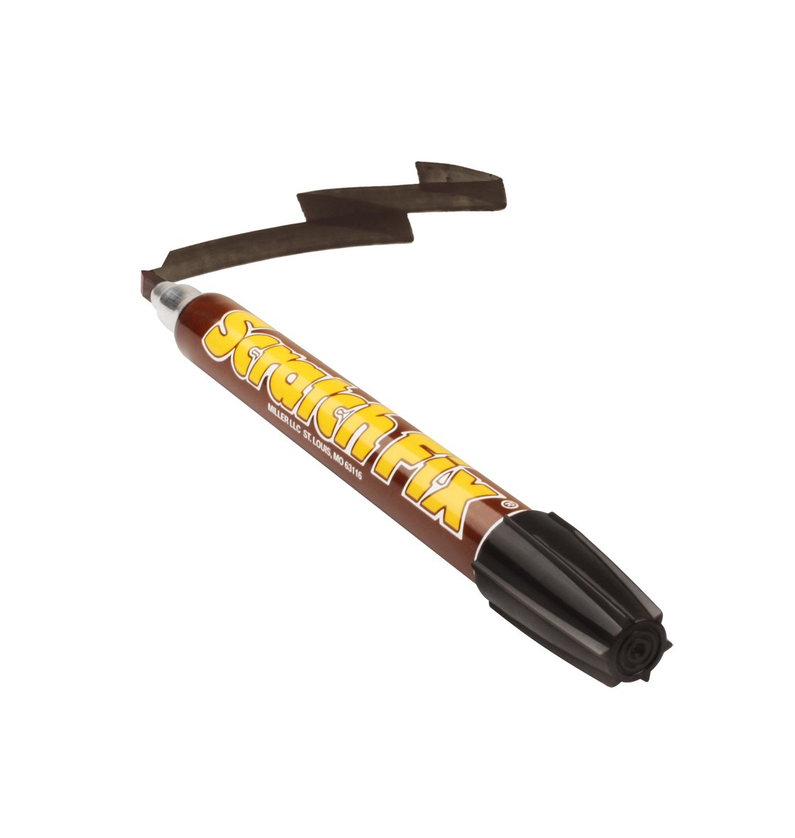 Miller SF1203 Wood Stain Scratch Fix Pen / Wood Repair Marker - Black Brown Wood