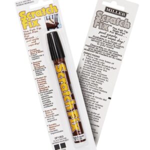 Miller SF1203 Wood Stain Scratch Fix Pen / Wood Repair Marker - Black Brown Wood