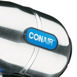 Conair 141WRW Full Size Brushed Metal Salon-Style Hair Dryer - 1875W