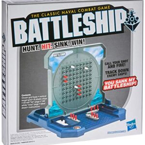 BATTLESHIP Hasbro Gaming: Battleship Classic Board Game Strategy Game Ages 7 and Up For 2 Players