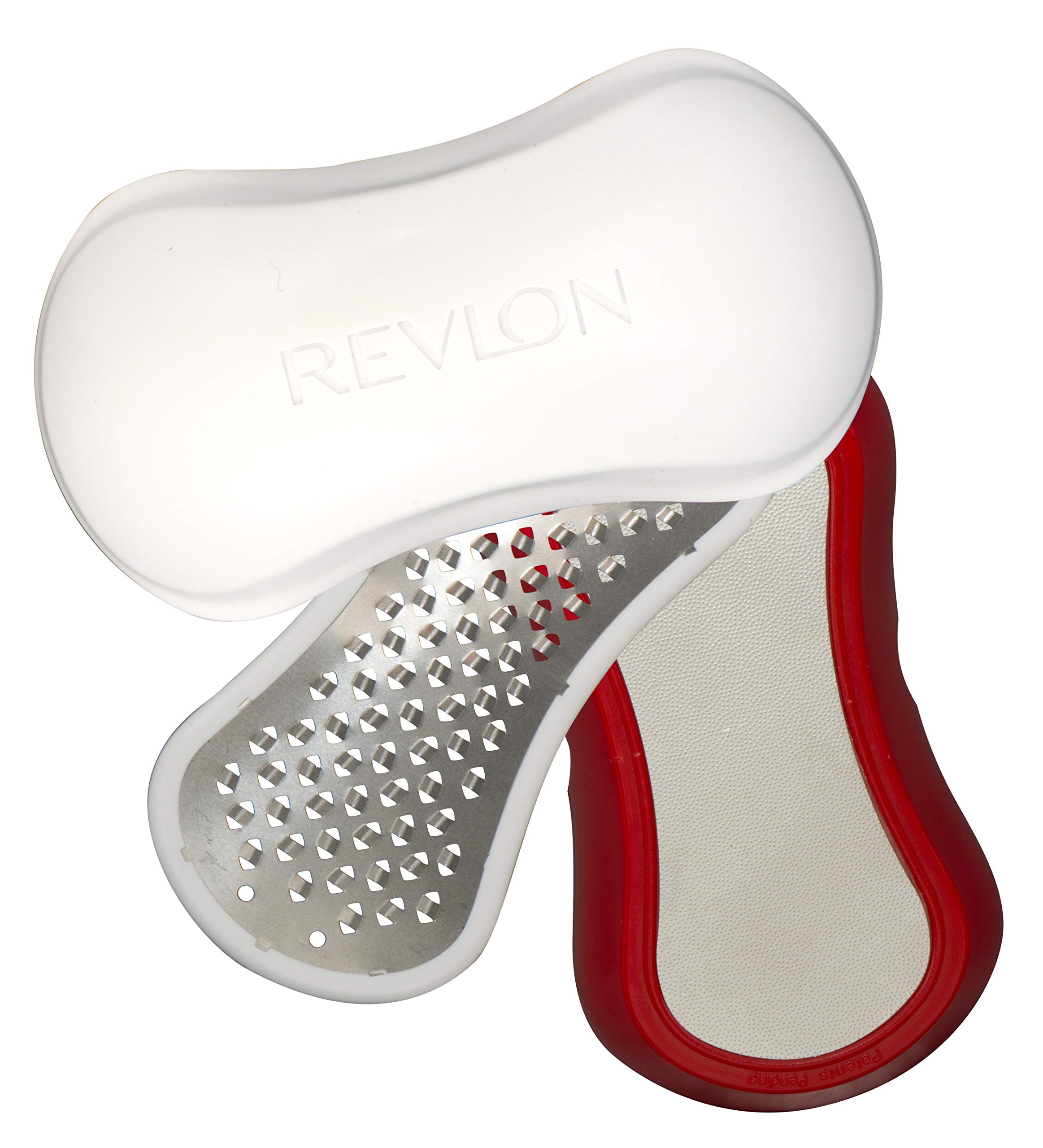 Revlon Pedicure Kit, PediExpert Foot File, Callus Remover & Nail Clipper, Nail Care Tools, Easy to Use, Stainless Steel, 3 Piece Set