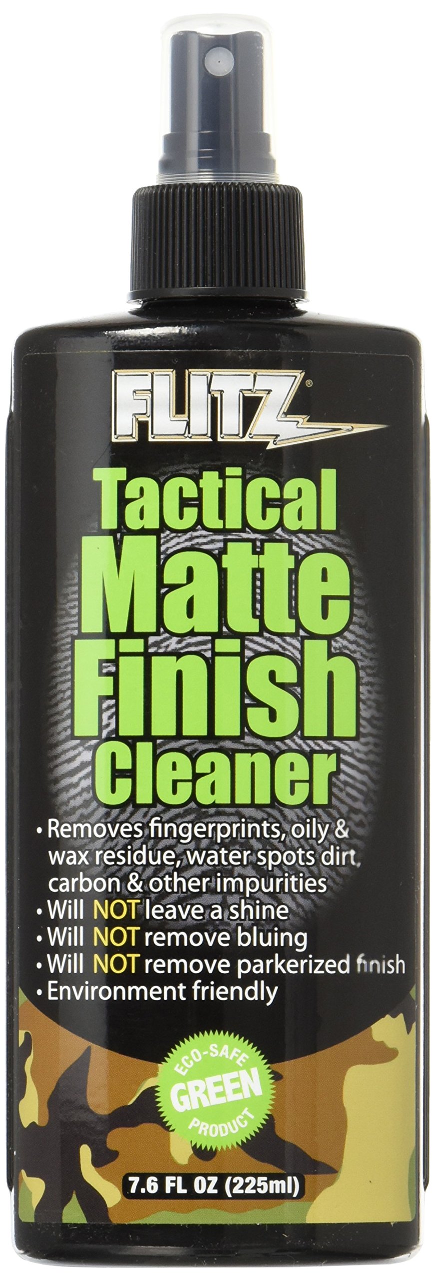 Flitz Tactical Matte Finish Cleaner, 7.6 oz, Black