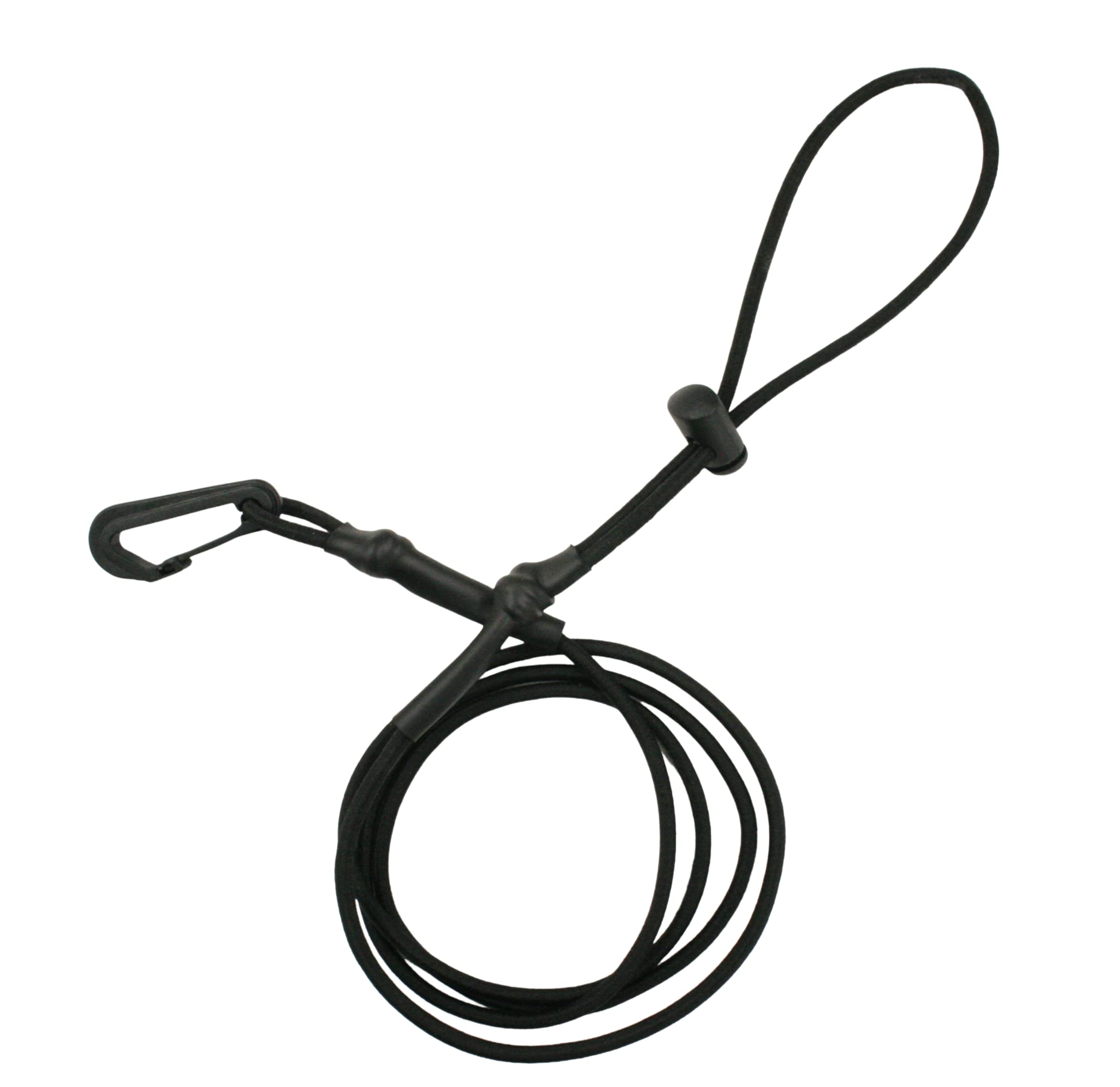 Premier Kayak Bungee Paddle Leash/Accessory Leash. Made in USA.