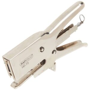 rapesco stapling plier - hd-73 traditional packaging plier, uses 73 type 1/4"-1/2" staples(1169)