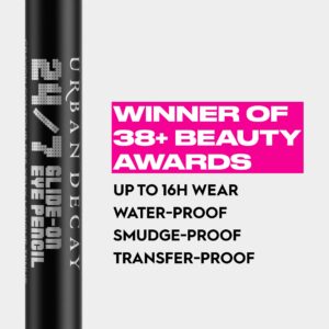 URBAN DECAY 24/7 Glide-On Waterproof Eyeliner Pencil (Demolition - Deep Brown Matte), Smudge-Proof, Transfer-proof, Long-lasting Colored Eye Liners, Hydrating Vitamin E, Cruelty-free - 0.04 oz