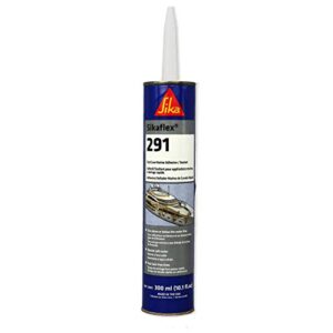 sikaflex-291, black, general all-purpose fast cure marine adhesive and sealant. polyurethane sealant for boats, 10.1 fl. oz cartridge