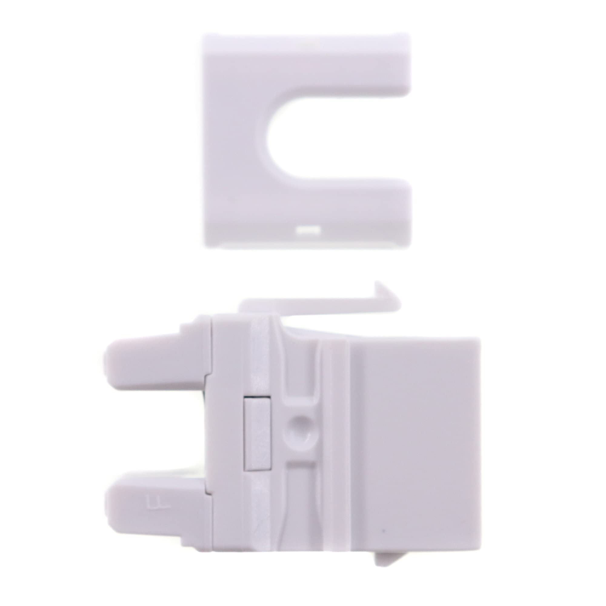 Legrand - On-Q WP3475WH Cat5e RJ45 Quick Connect Keystone Insert with 110 Punch-Down, White