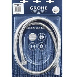 Grohe 28139000 Relexaflex Metal Hose, Starlight Chrome