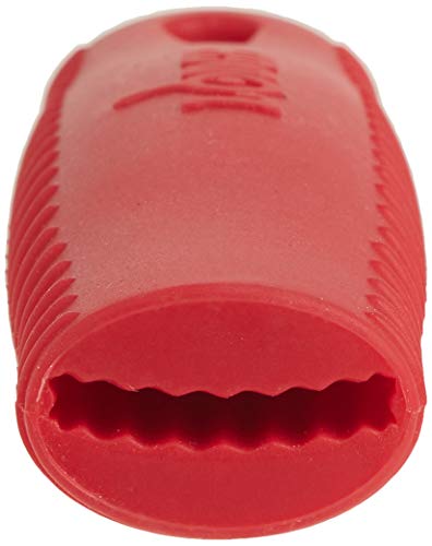 Lodge Silicone Hot Handle Holder - Dishwasher Safe Hot Handle Holder Designed for Lodge Carbon Steel Pan Products - Reusable Heat Protection Up to 500° - Red