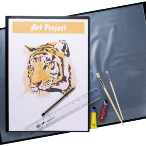 Tiger 40 A2 Pocket Presentation Display Book - Black