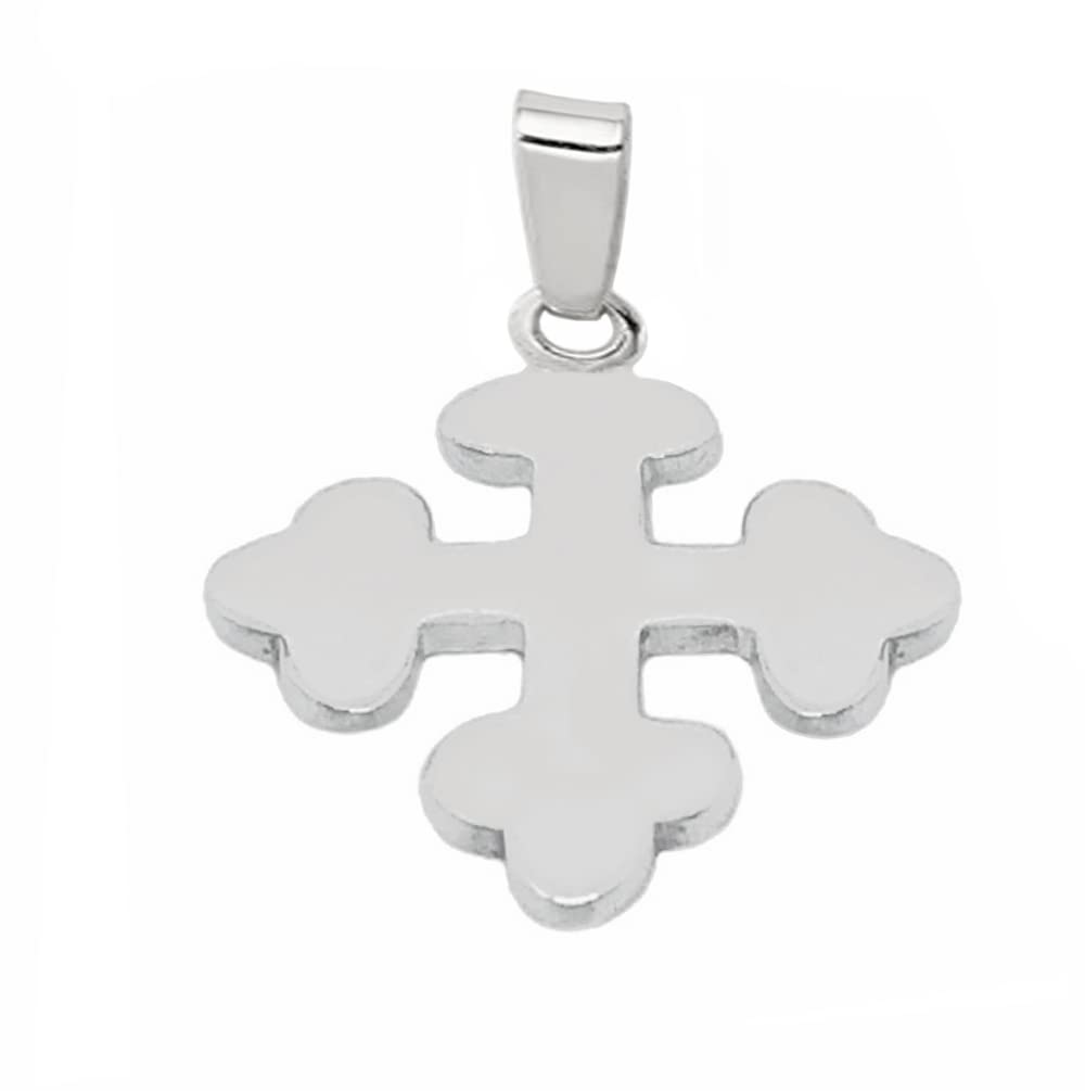 CloseoutWarehouse Sterling Silver Botonnee Cross Pendant