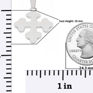 CloseoutWarehouse Sterling Silver Botonnee Cross Pendant