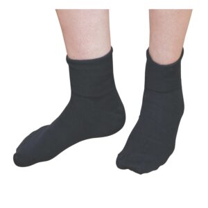 buster brown ankle socks, 3 pairs, small, black