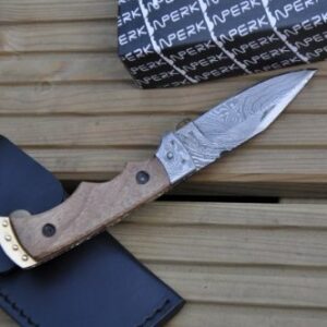 Perkin - Handmade Damascus Pocket Knife - Beautiful Folding Knife