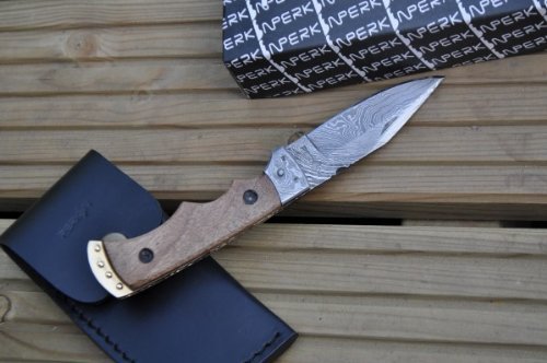 Perkin - Handmade Damascus Pocket Knife - Beautiful Folding Knife