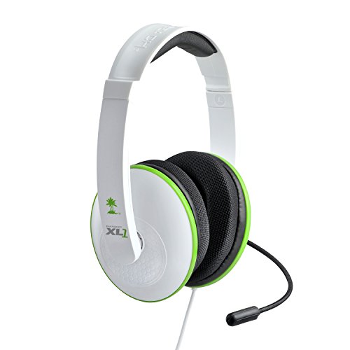 Turtle Beach Ear Force XL1 Amplified Wired Headset with Mic (White) - Xbox 360