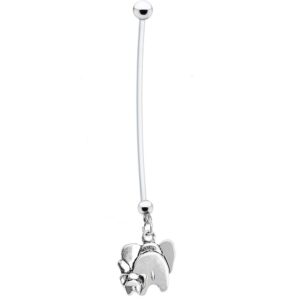 Body Candy Mommy and Elephant Pregnancy Belly Ring