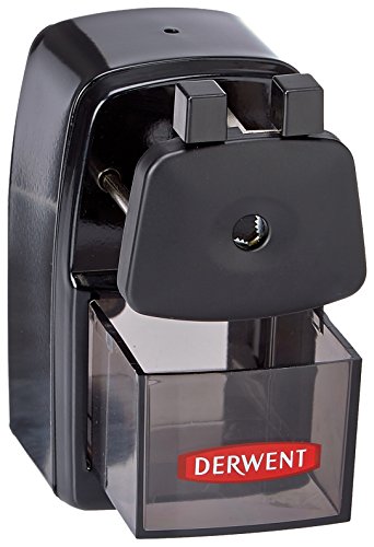 Derwent Super Point Manual Helical Pencil Sharpener (2302001) , Black , 1 Count (Pack of 1)