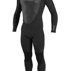 O'Neill Wetsuits Men's Epic 3/2mm Back Zip Full Wetsuit, Black/Black/Black, XX-Large