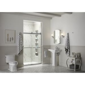 KOHLER K-1935-0 Shower Base, 48-Inch x 36-Inch, White