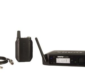 Shure GLXD14 Rechargeable Digital Wireless Guitar System with GLXD4 Receiver, GLXD1 Bodypack and WA302 Instrument Cable, Wireless Freedom for Guitarists and Bassists