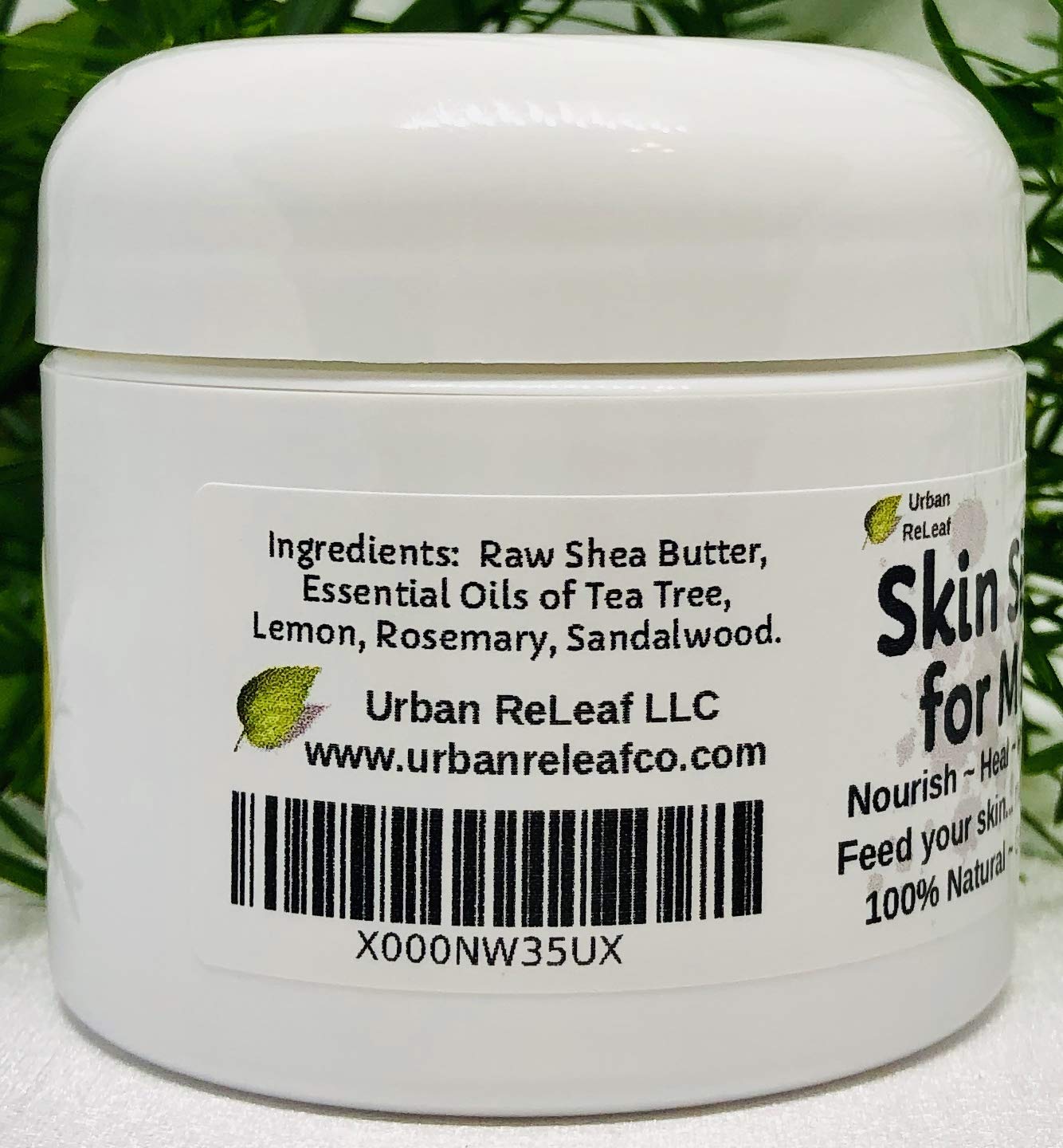 Urban ReLeaf Skin Silk for Men! Heal Dry, Irritated Skin & Overworked Hands. Soothe Shaved Faces, Necks, Heads! 100% Natural, Vegan. Man Dad Fathers Gift