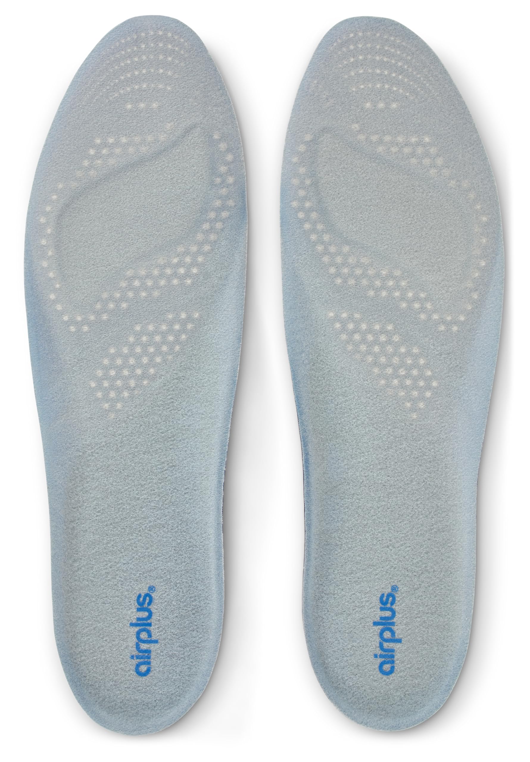 Airplus Extreme Active Gel Lightweight and Breathable Shoe Insoles for Cushion and Support, Men's, Size 7-13