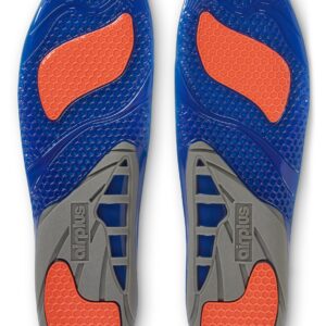 Airplus Extreme Active Gel Lightweight and Breathable Shoe Insoles for Cushion and Support, Men's, Size 7-13